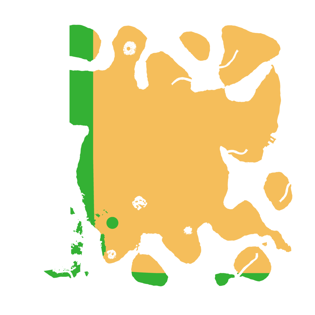 Biome Rust Map: Procedural Map, Size: 3500, Seed: 2815