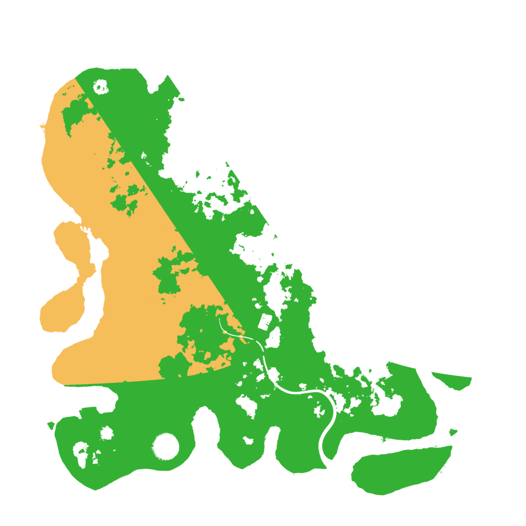 Biome Rust Map: Procedural Map, Size: 3500, Seed: 282575770