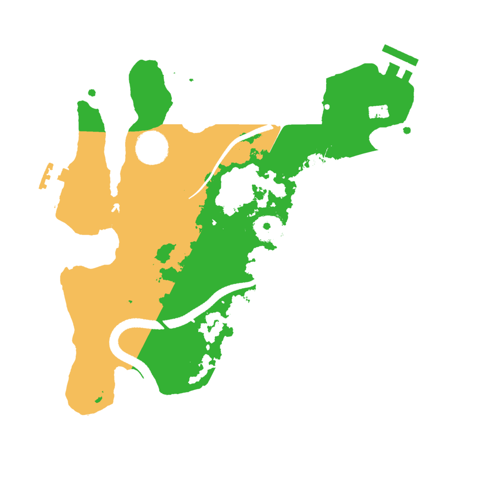 Biome Rust Map: Procedural Map, Size: 2700, Seed: 20000