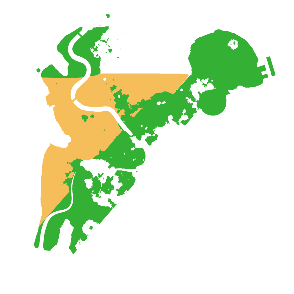 Biome Rust Map: Procedural Map, Size: 3000, Seed: 729678104