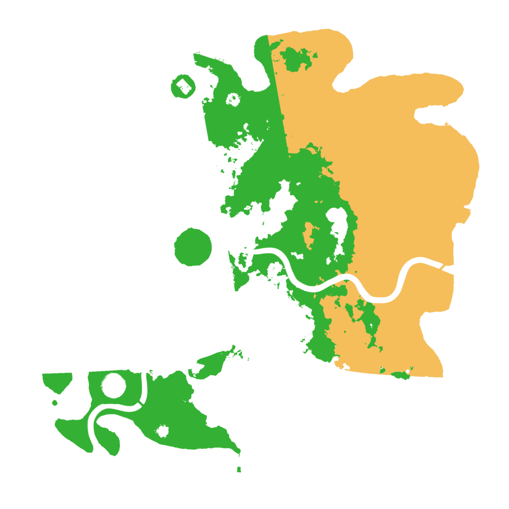 Biome Rust Map: Procedural Map, Size: 3750, Seed: 1096193441