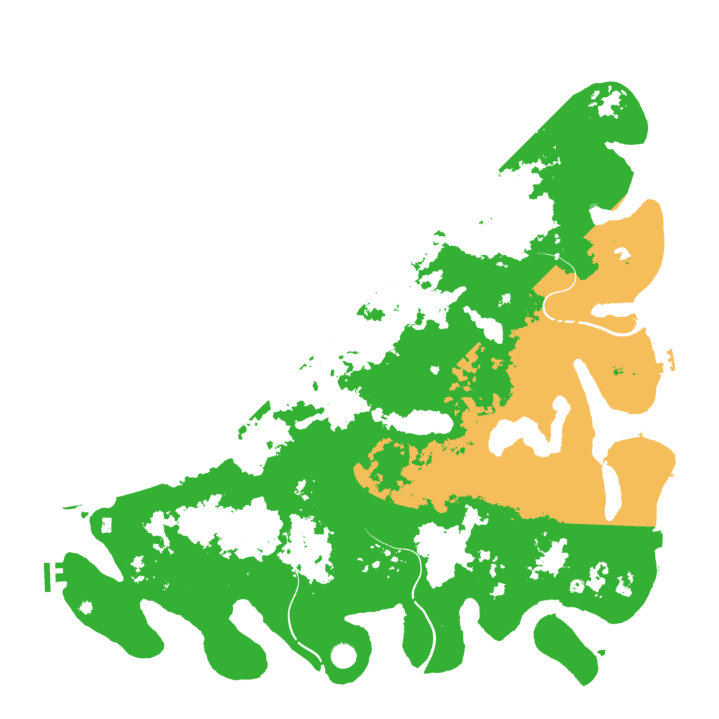 Biome Rust Map: Procedural Map, Size: 5000, Seed: 46685