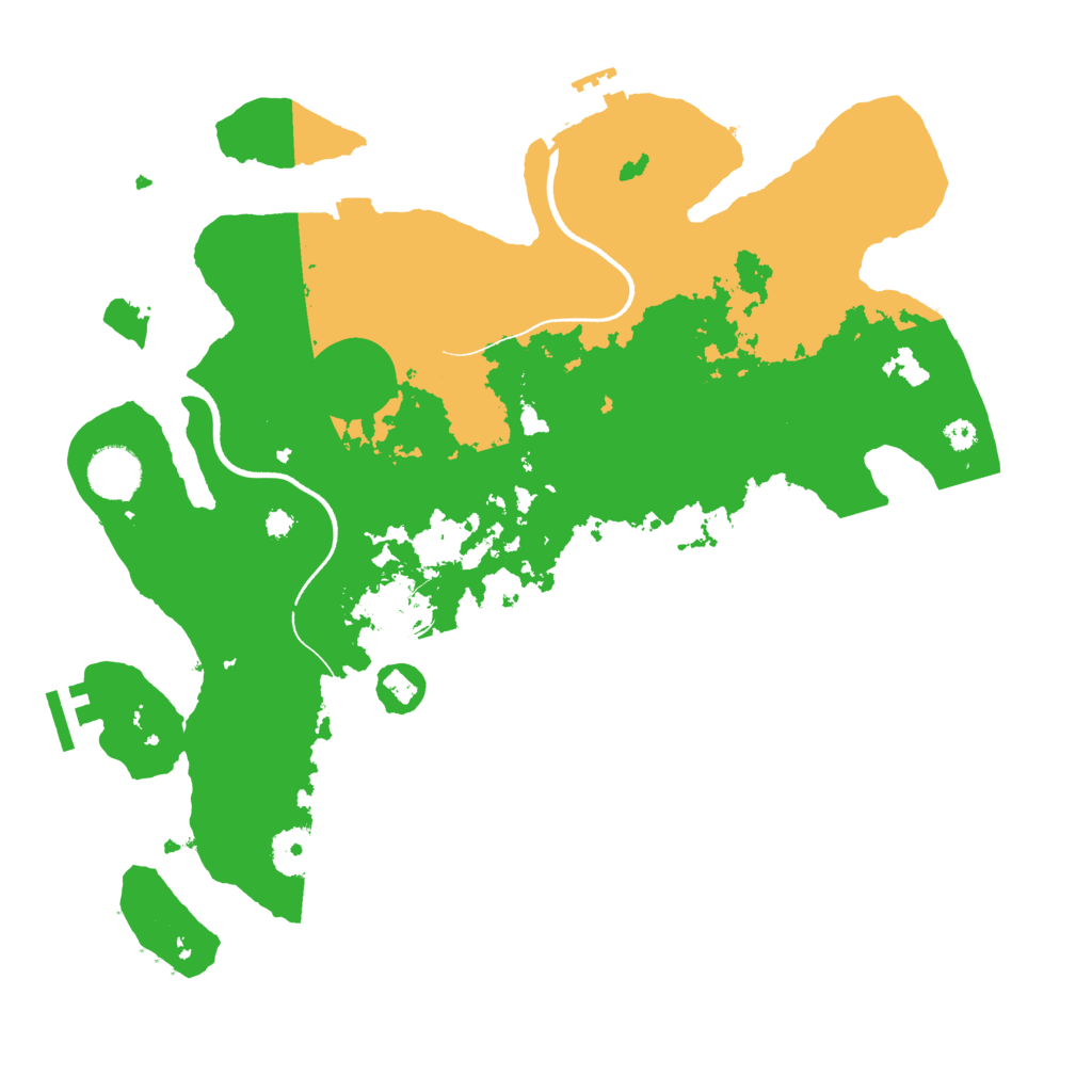Biome Rust Map: Procedural Map, Size: 3600, Seed: 915876913