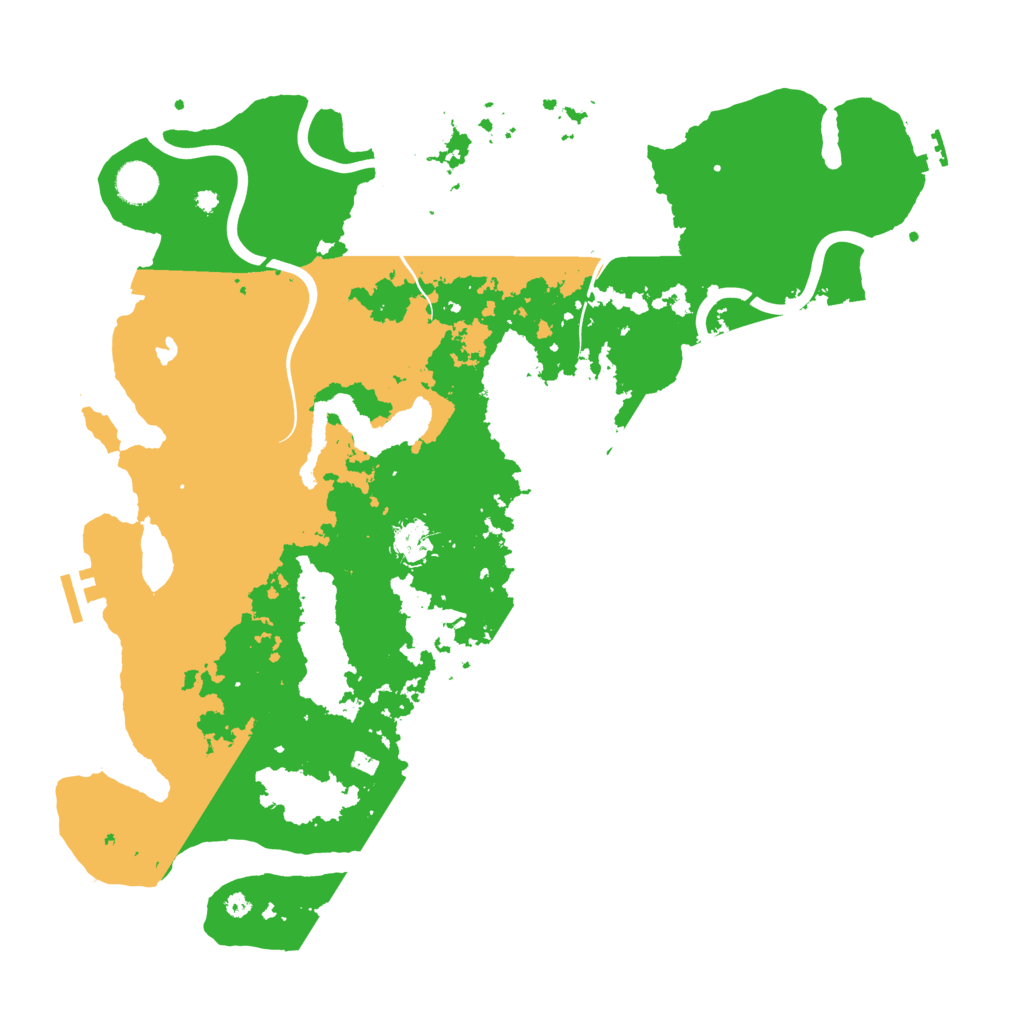 Biome Rust Map: Procedural Map, Size: 4200, Seed: 19