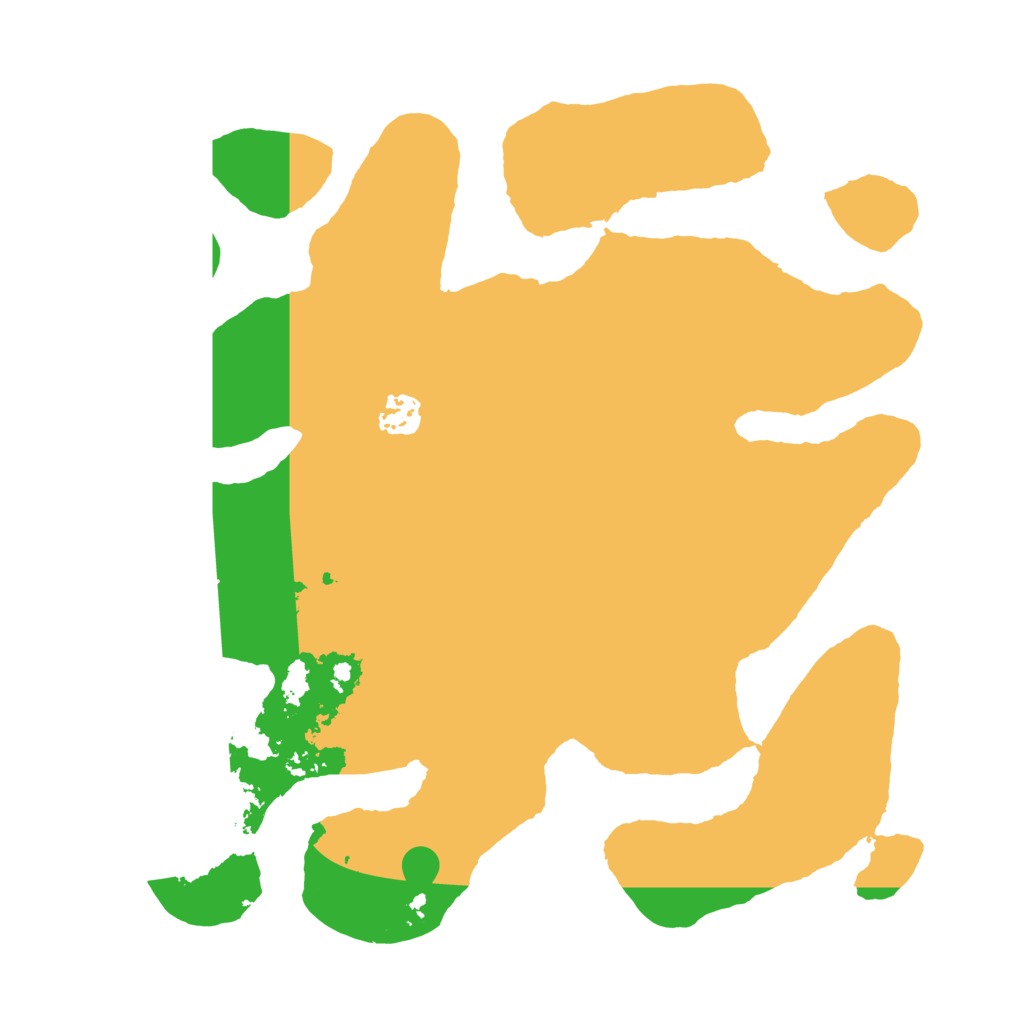 Biome Rust Map: Barren, Size: 3600, Seed: 188075