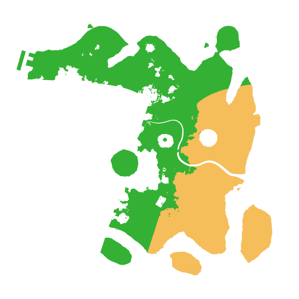 Biome Rust Map: Procedural Map, Size: 3000, Seed: 573698