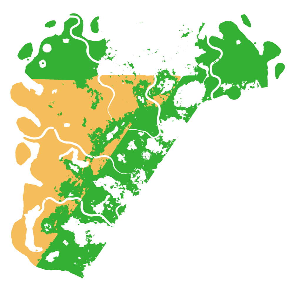 Biome Rust Map: Procedural Map, Size: 6000, Seed: 1516405786