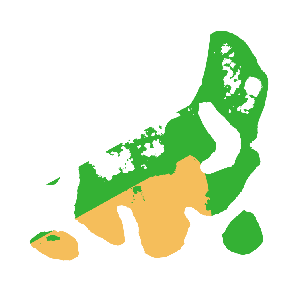 Biome Rust Map: Barren, Size: 3000, Seed: 433415757