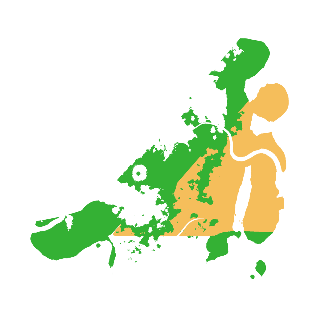 Biome Rust Map: Procedural Map, Size: 3000, Seed: 288305