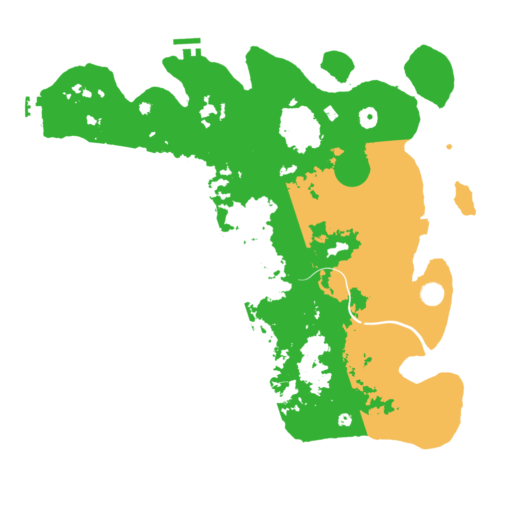 Biome Rust Map: Procedural Map, Size: 3800, Seed: 4201337