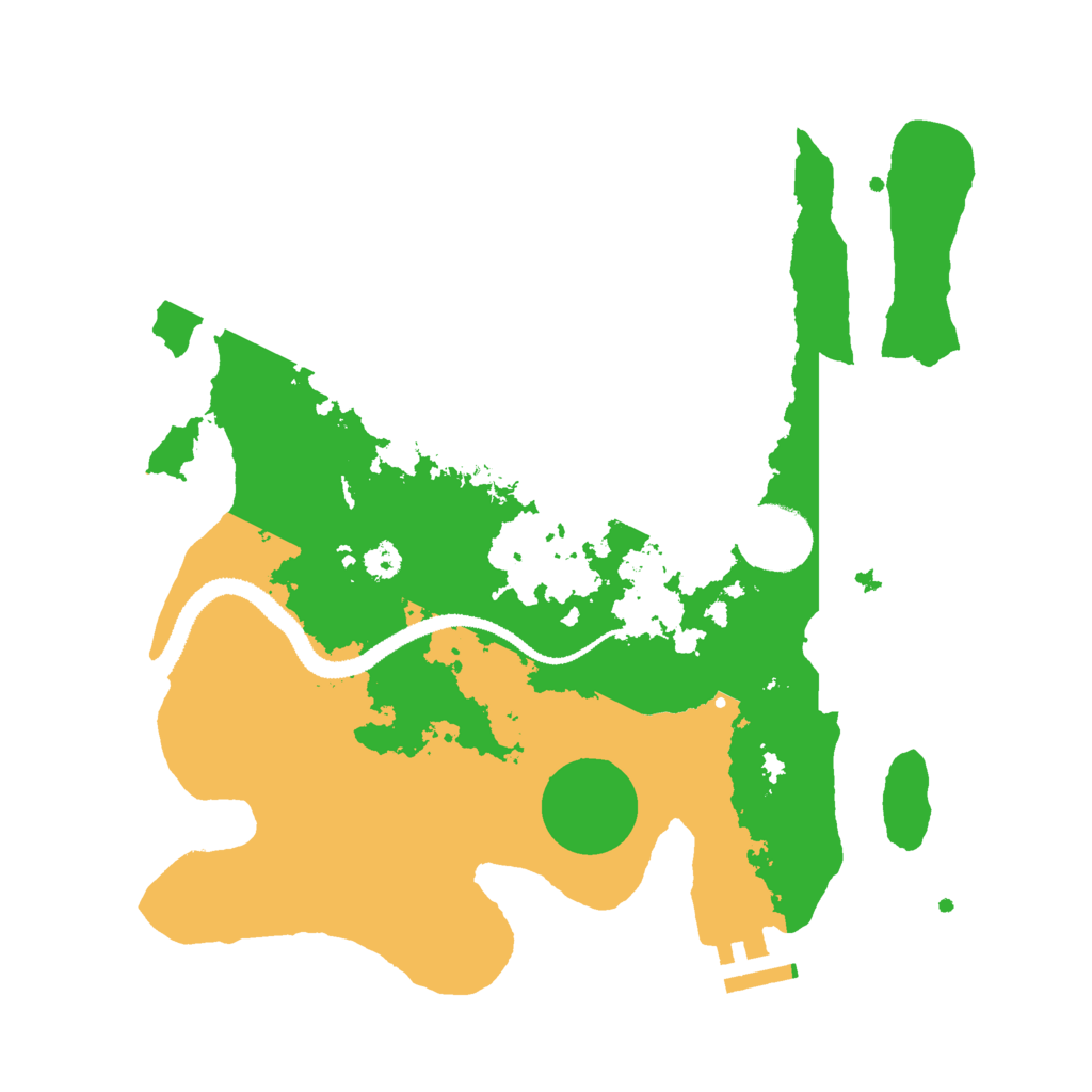 Biome Rust Map: Procedural Map, Size: 3000, Seed: 647386