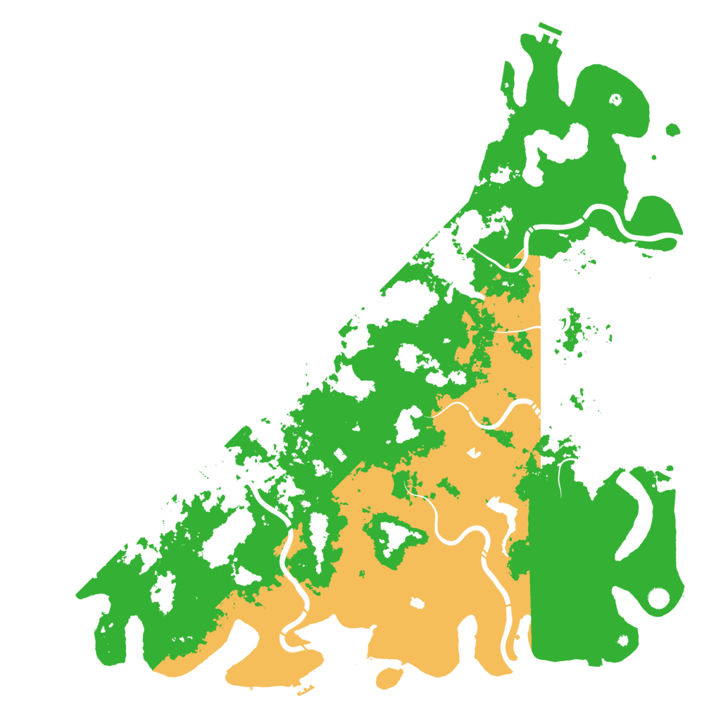 Biome Rust Map: Procedural Map, Size: 6000, Seed: 80019638