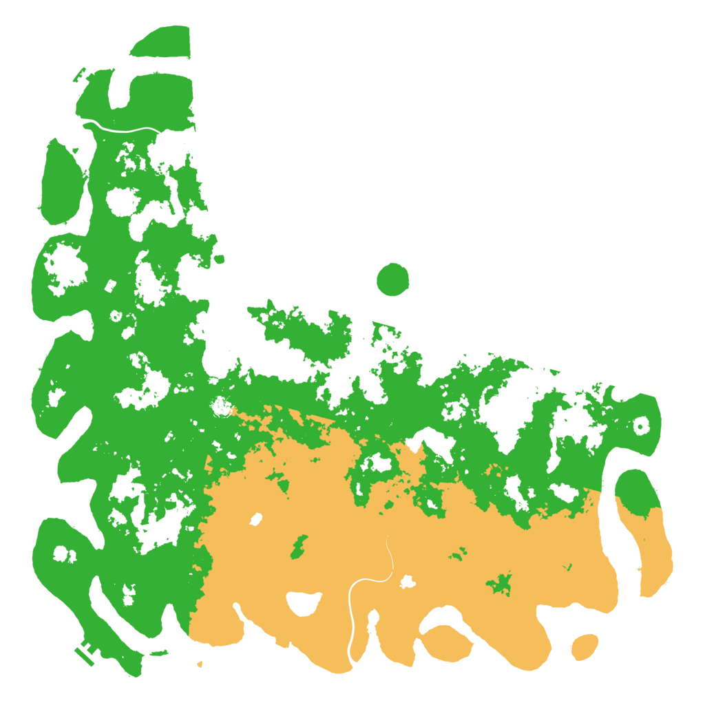 Biome Rust Map: Procedural Map, Size: 6000, Seed: 55109953