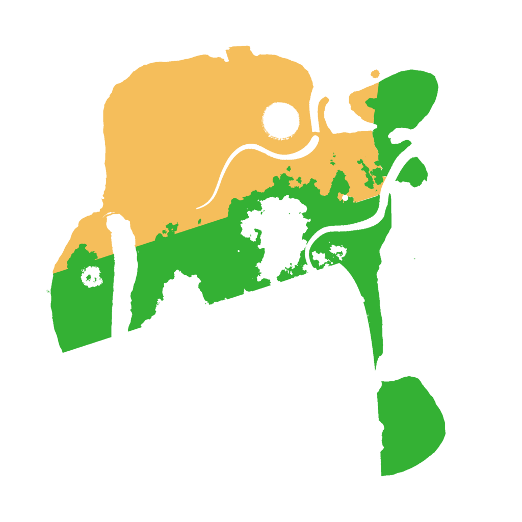 Biome Rust Map: Procedural Map, Size: 2500, Seed: 1764458101