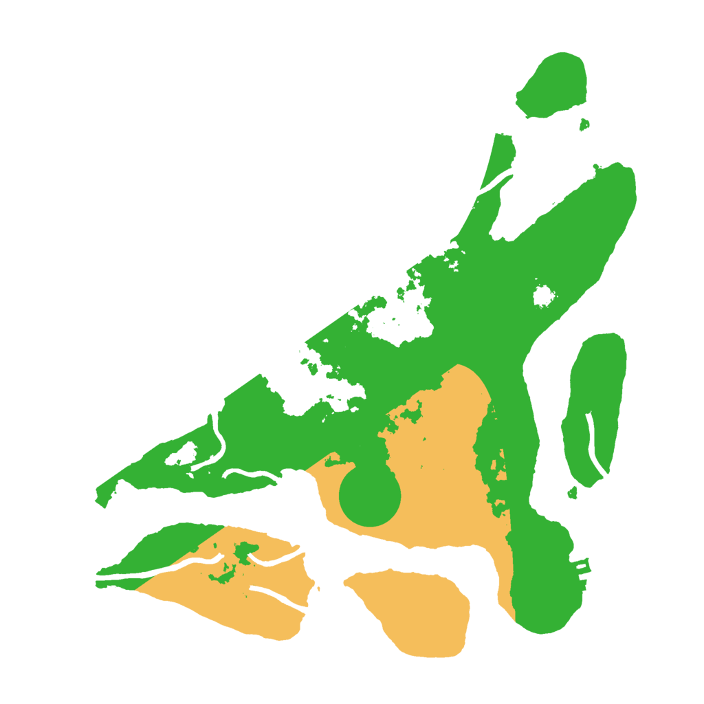 Biome Rust Map: Procedural Map, Size: 3000, Seed: 523229