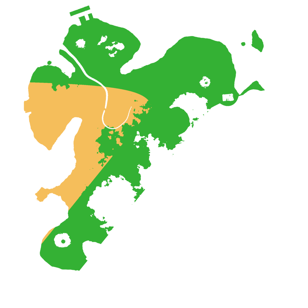 Biome Rust Map: Procedural Map, Size: 3000, Seed: 202970