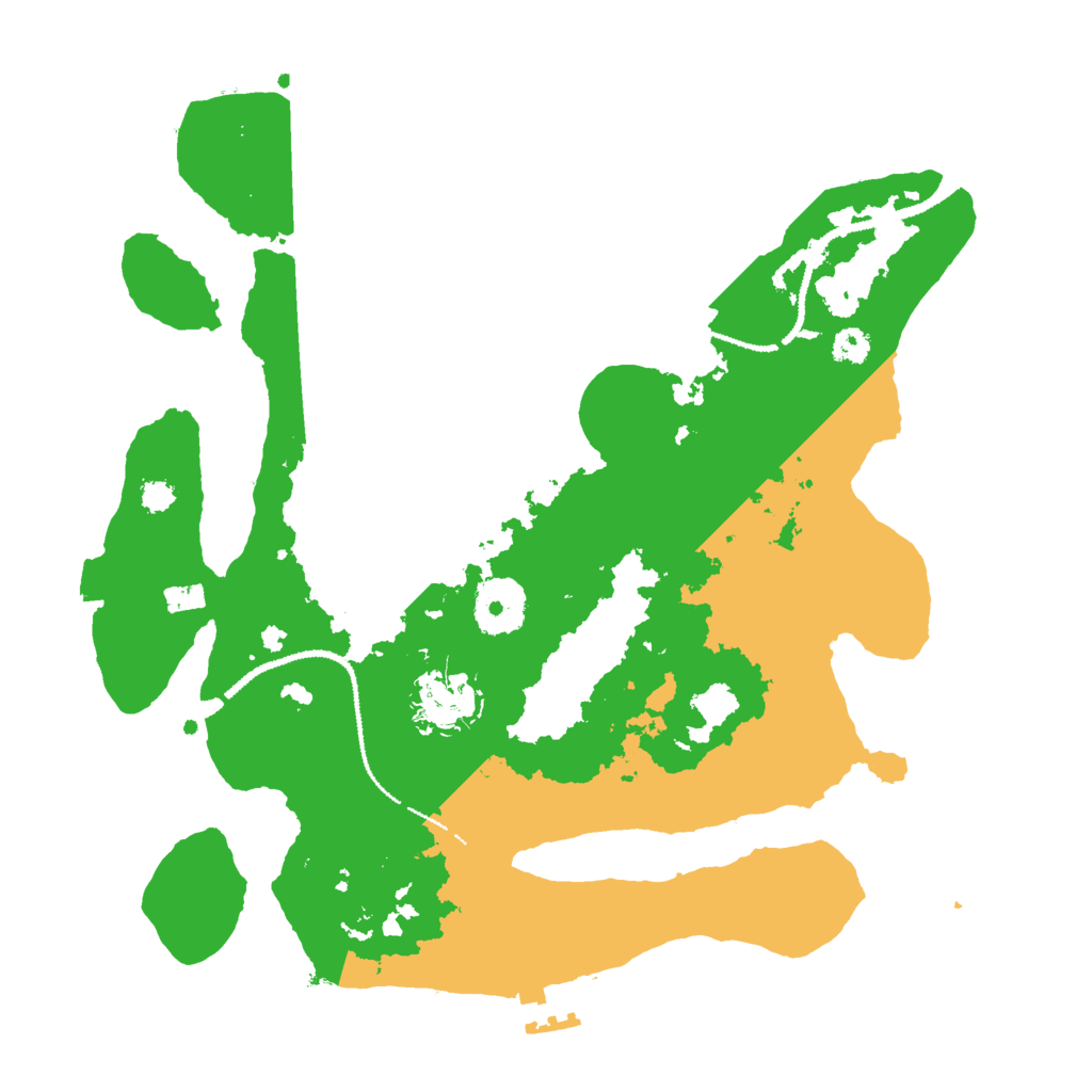 Biome Rust Map: Procedural Map, Size: 3000, Seed: 102966