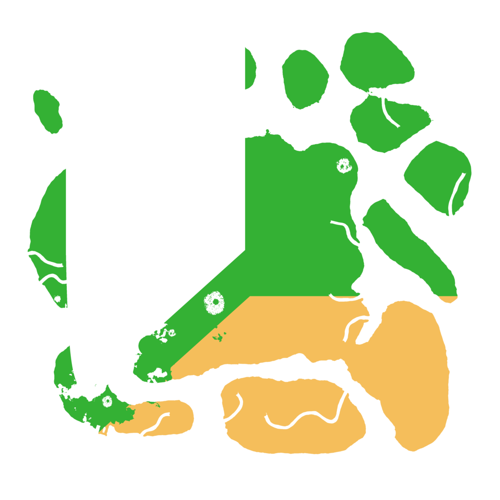 Biome Rust Map: Procedural Map, Size: 3500, Seed: 772002