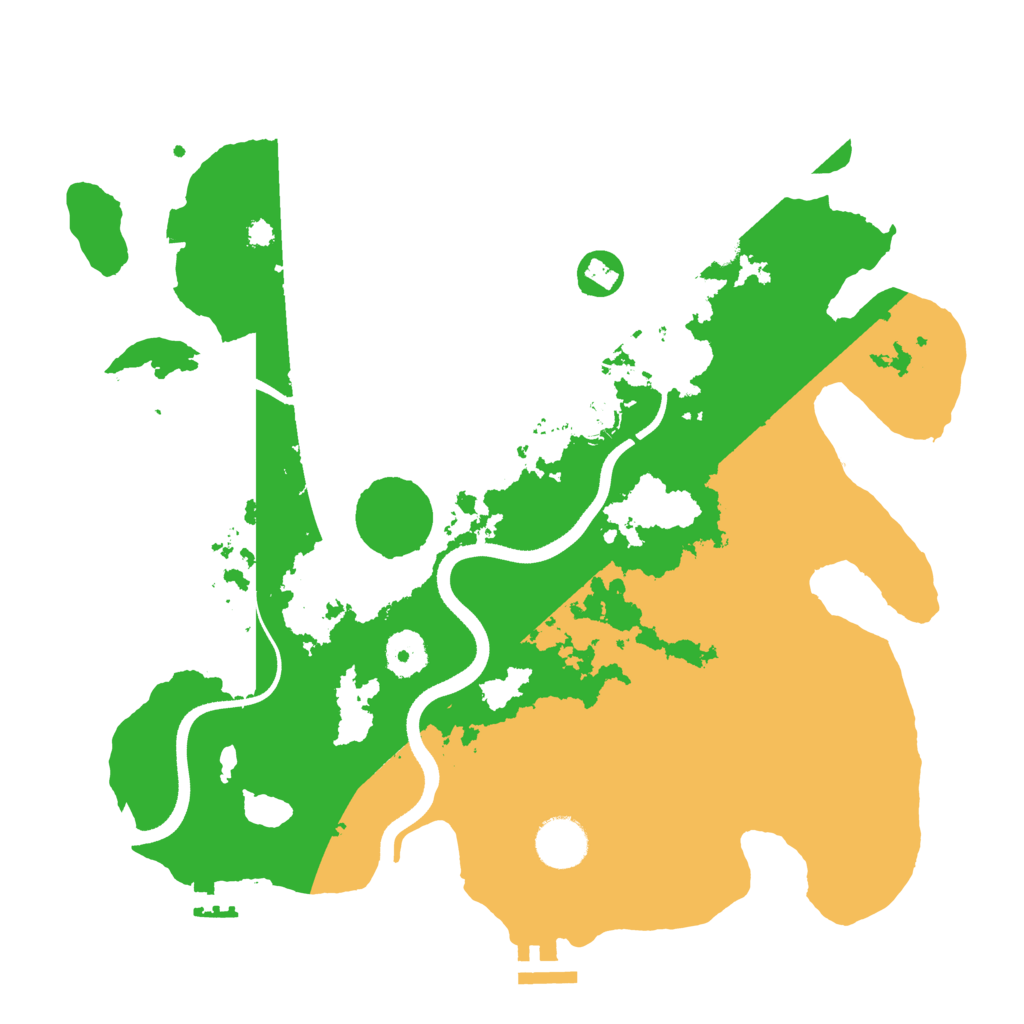 Biome Rust Map: Procedural Map, Size: 3500, Seed: 772002