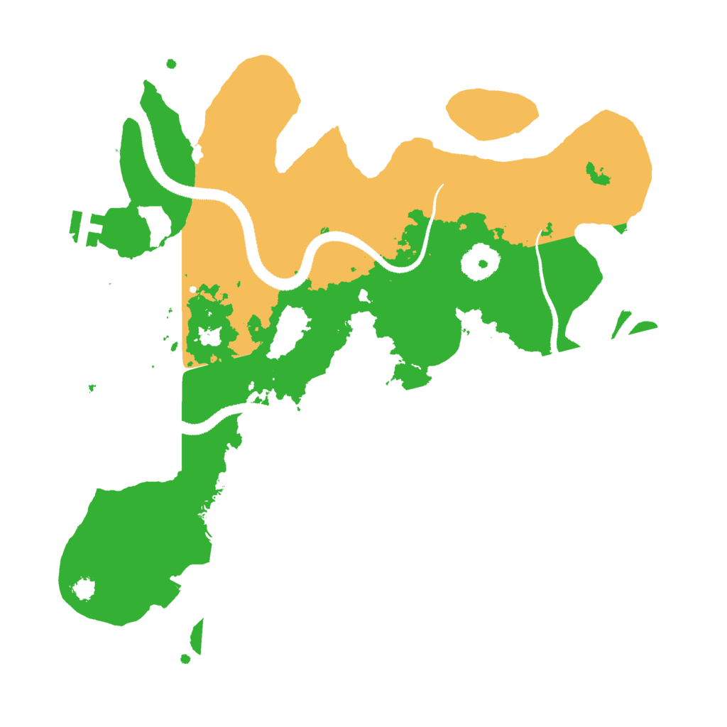 Biome Rust Map: Procedural Map, Size: 3000, Seed: 288500