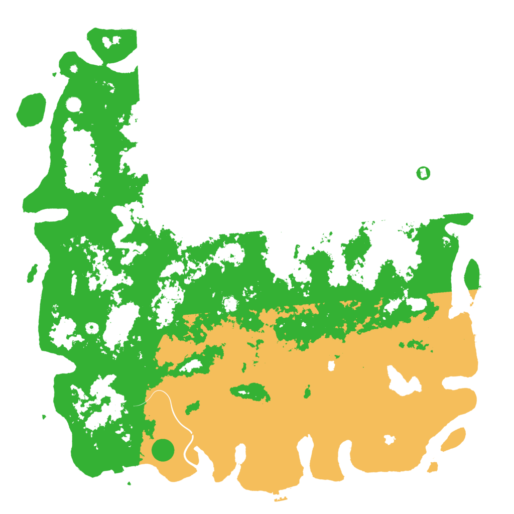 Biome Rust Map: Procedural Map, Size: 6000, Seed: 53146854