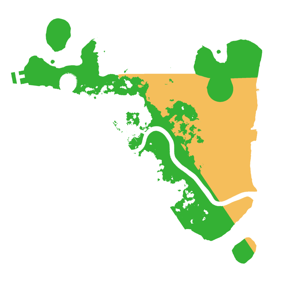 Biome Rust Map: Procedural Map, Size: 3000, Seed: 159518