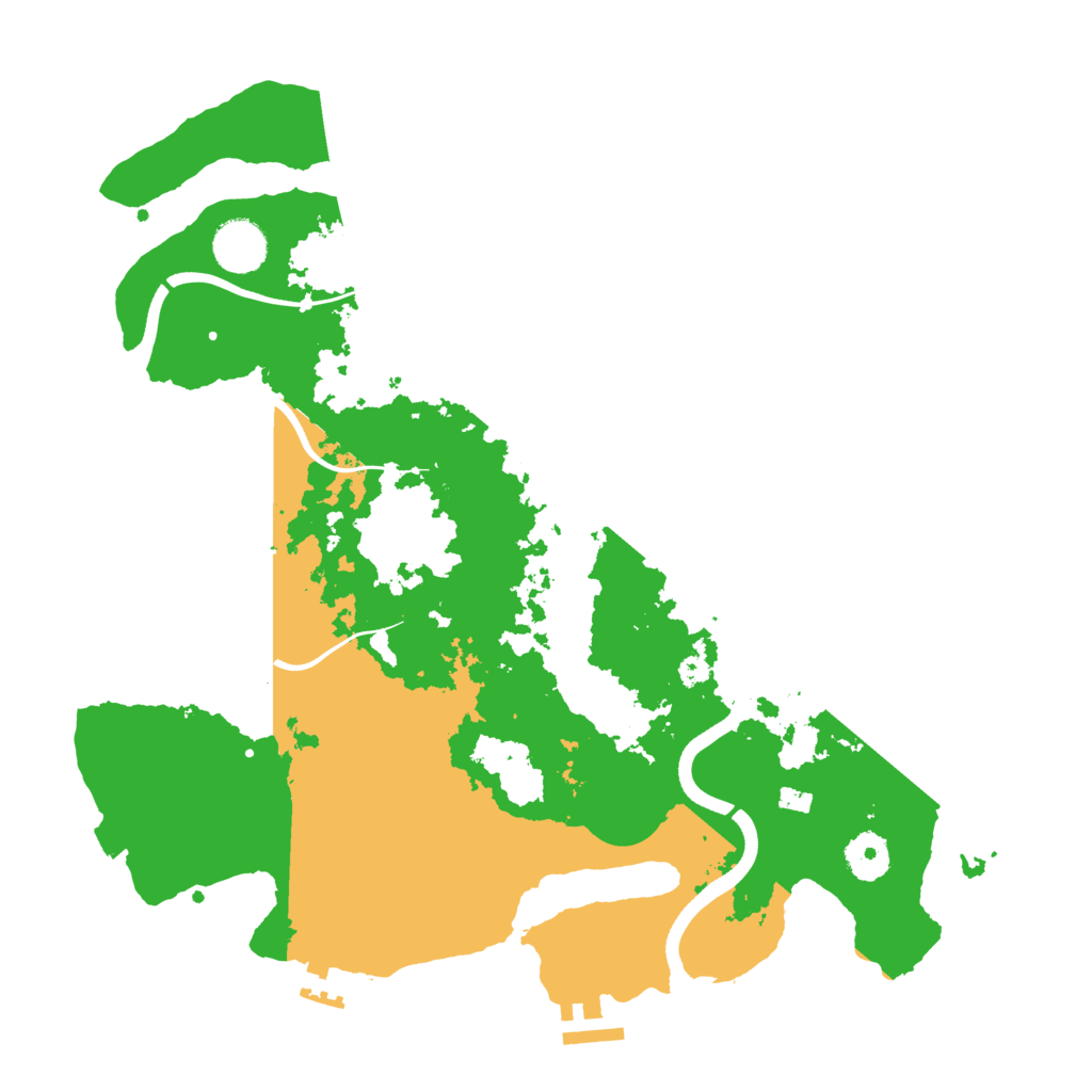 Biome Rust Map: Procedural Map, Size: 3600, Seed: 938464949