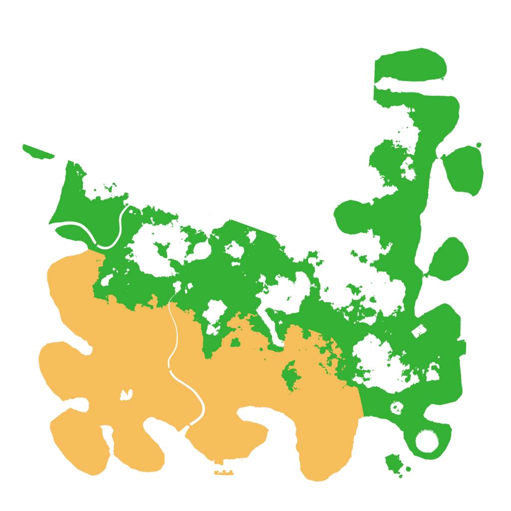 Biome Rust Map: Procedural Map, Size: 4000, Seed: 120410