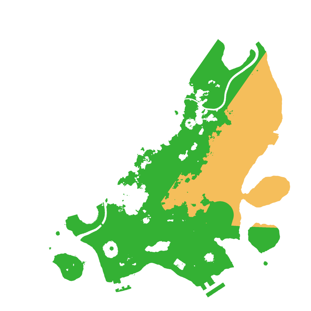 Biome Rust Map: Procedural Map, Size: 3000, Seed: 673722