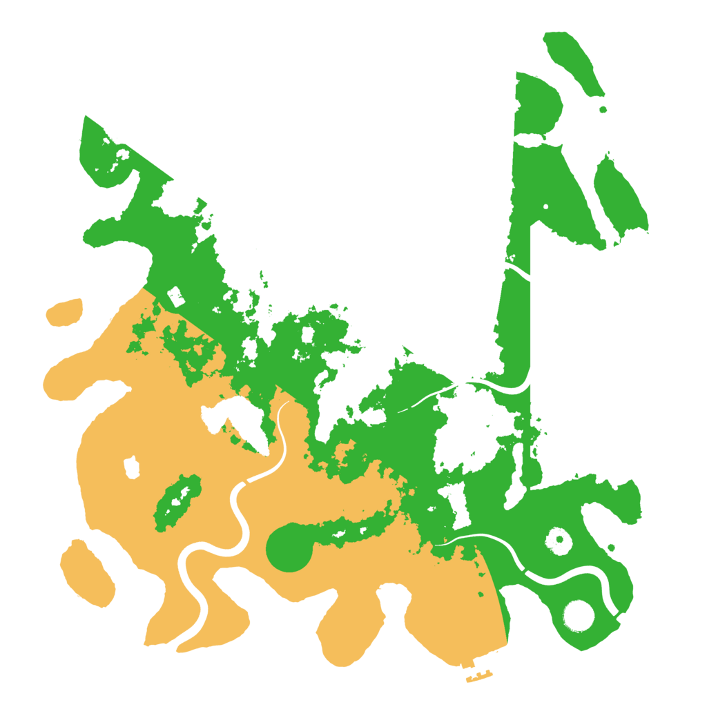 Biome Rust Map: Procedural Map, Size: 4000, Seed: 111111