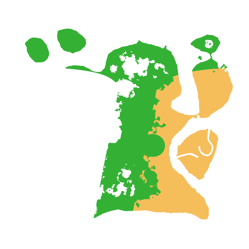 Biome Rust Map: Procedural Map, Size: 3000, Seed: 133801