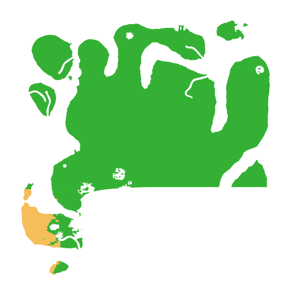 Biome Rust Map: Procedural Map, Size: 3600, Seed: 667772906