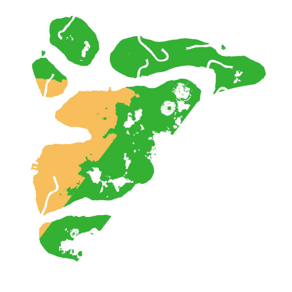 Biome Rust Map: Procedural Map, Size: 3000, Seed: 339657221