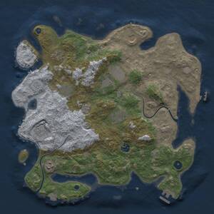 Thumbnail Rust Map: Procedural Map, Size: 3800, Seed: 67912, 15 Monuments