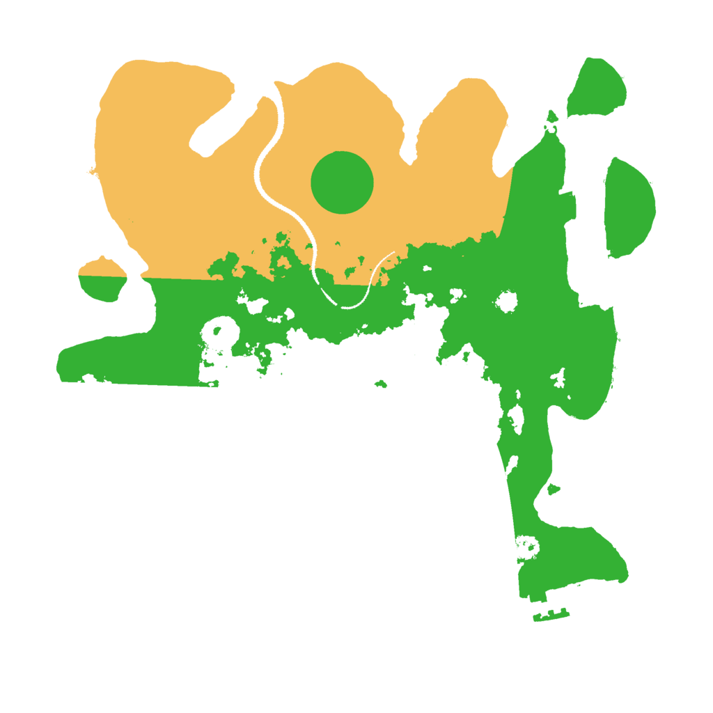 Biome Rust Map: Procedural Map, Size: 3000, Seed: 555560811