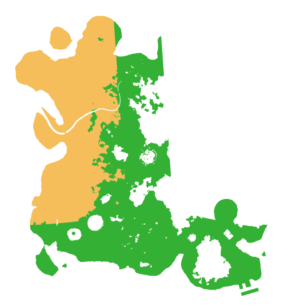 Biome Rust Map: Procedural Map, Size: 3500, Seed: 528806841