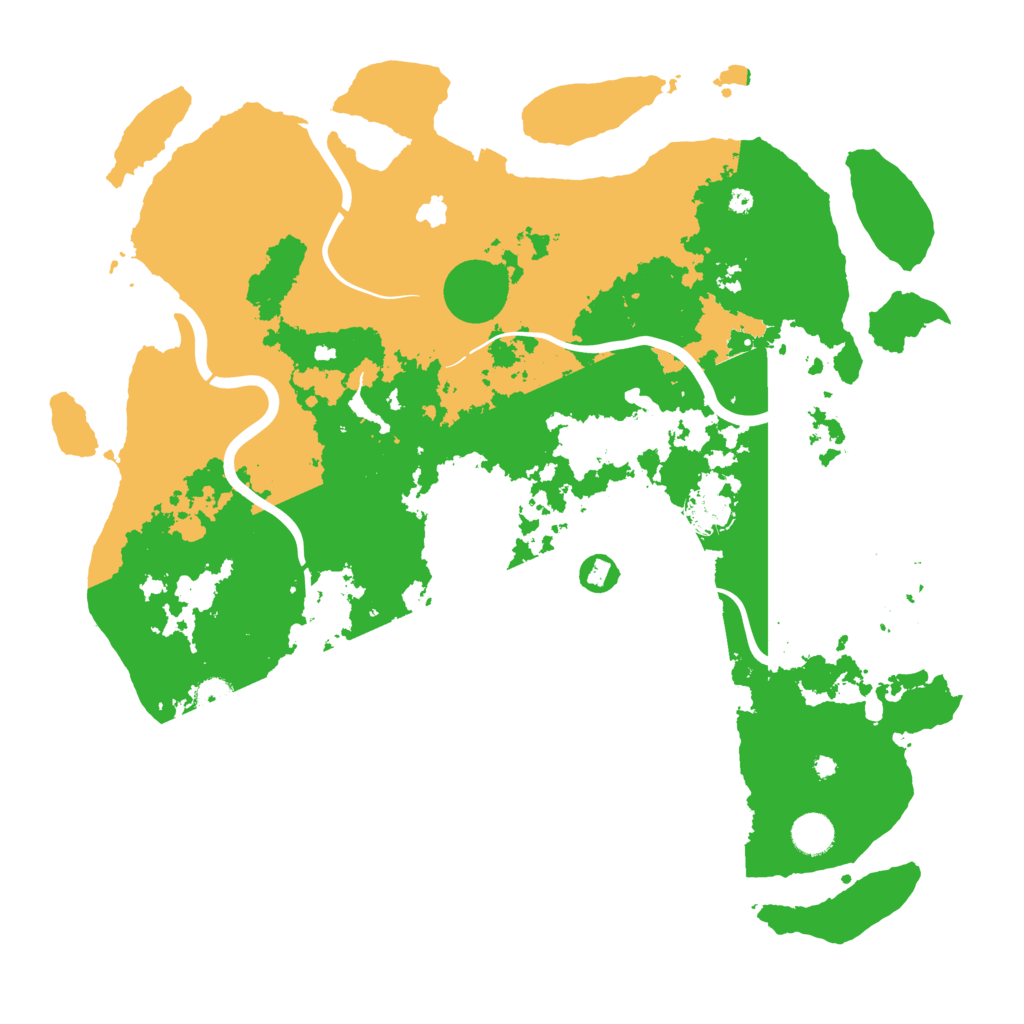 Biome Rust Map: Procedural Map, Size: 4250, Seed: 184074