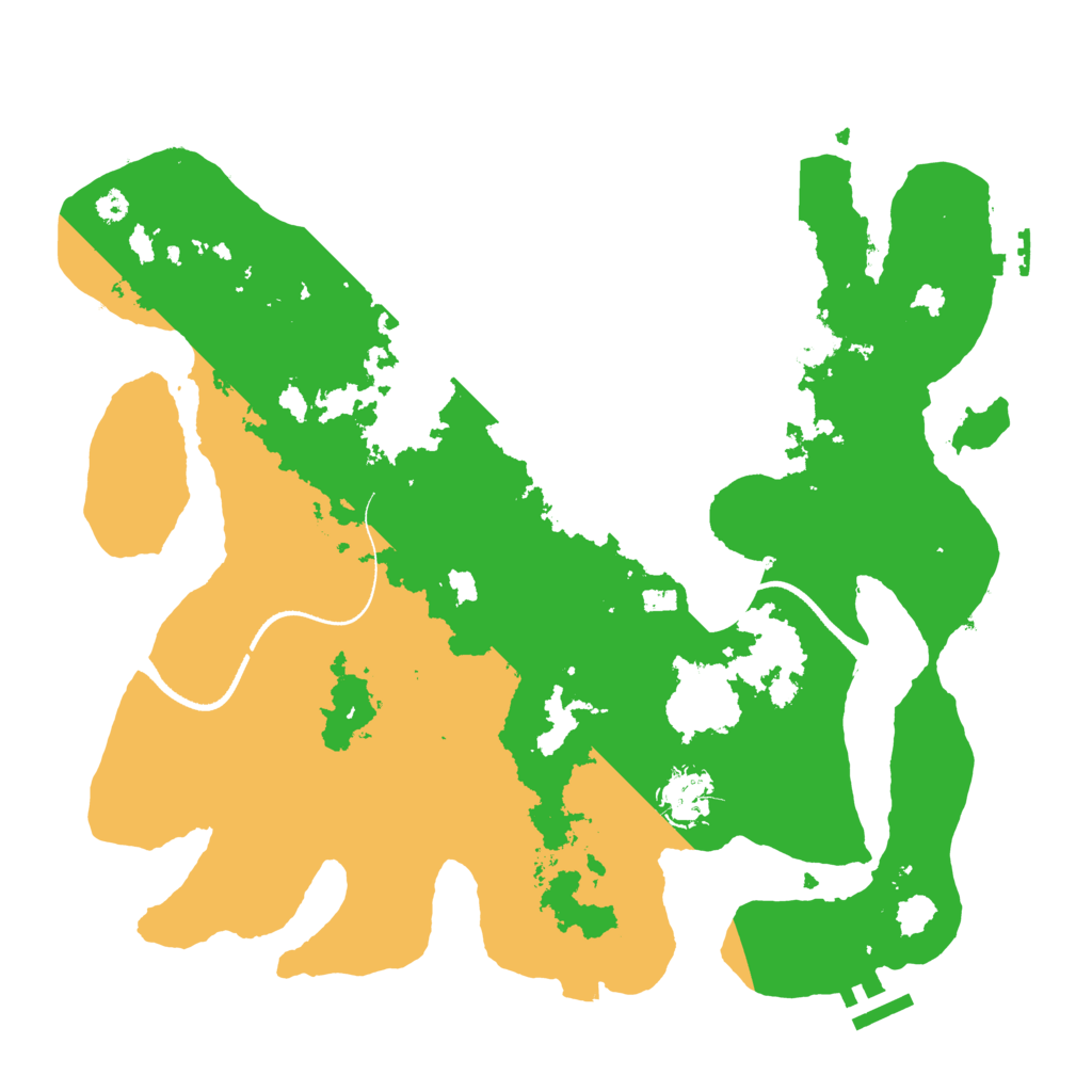 Biome Rust Map: Procedural Map, Size: 3500, Seed: 788425766