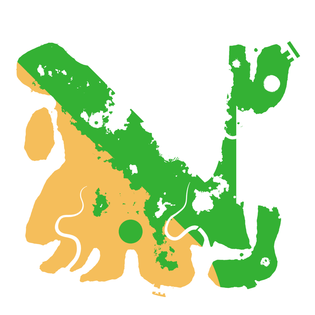 Biome Rust Map: Procedural Map, Size: 3500, Seed: 788425766
