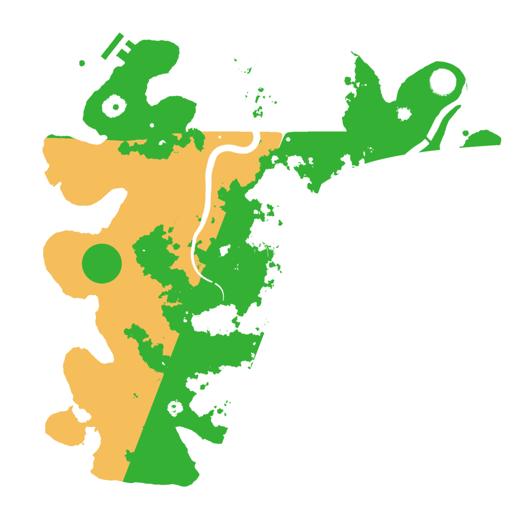 Biome Rust Map: Procedural Map, Size: 3500, Seed: 1042822312