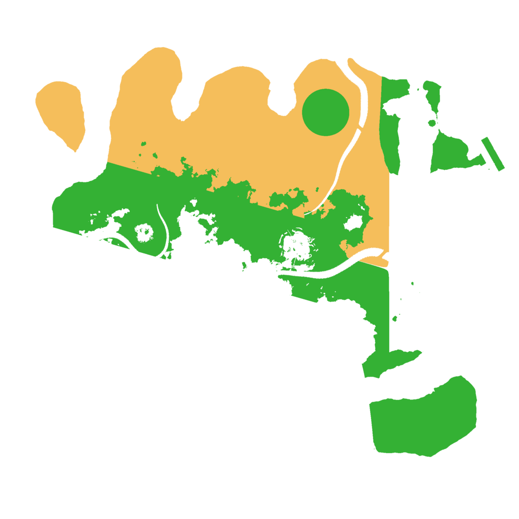 Biome Rust Map: Procedural Map, Size: 2910, Seed: 2147483647