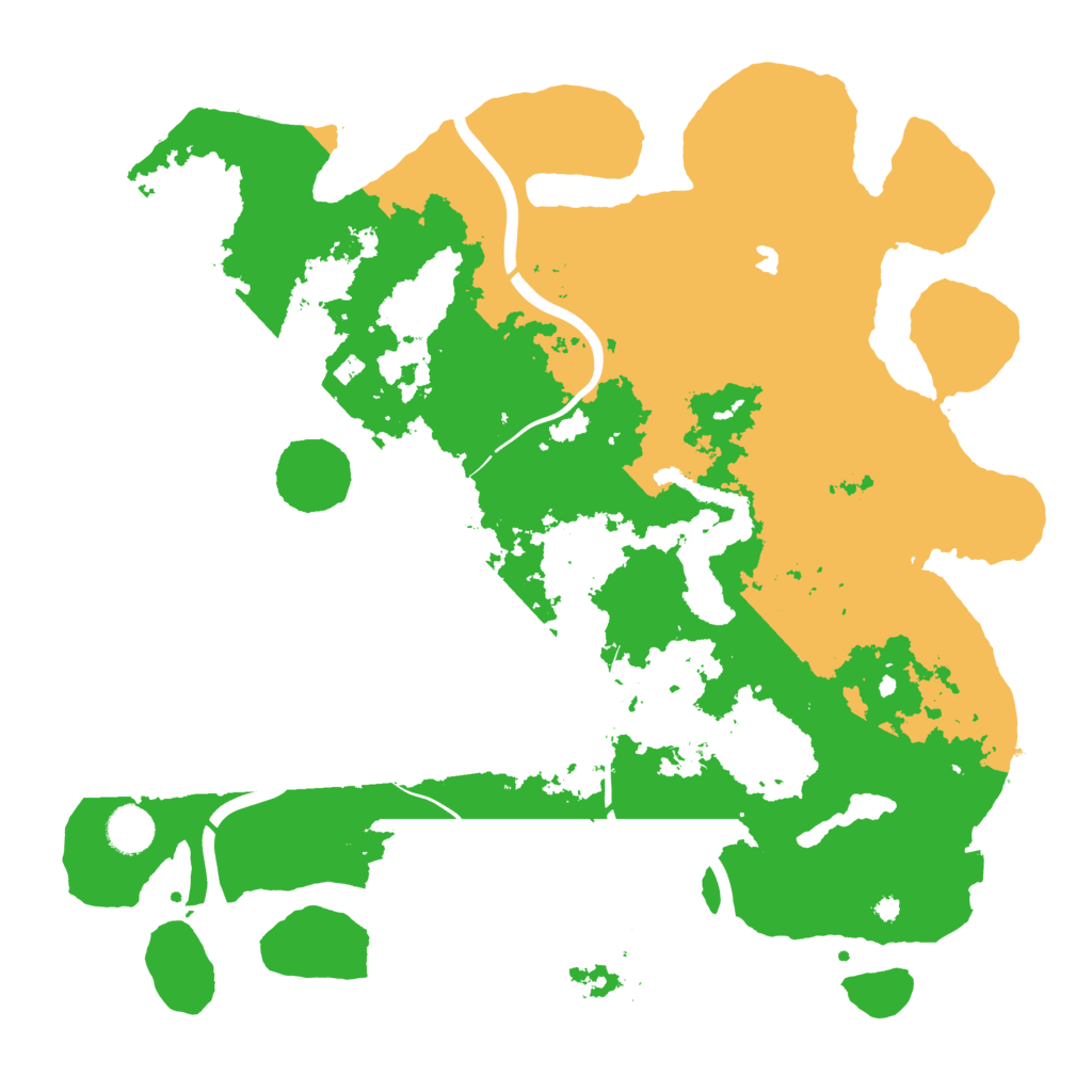 Biome Rust Map: Procedural Map, Size: 4000, Seed: 1801731607
