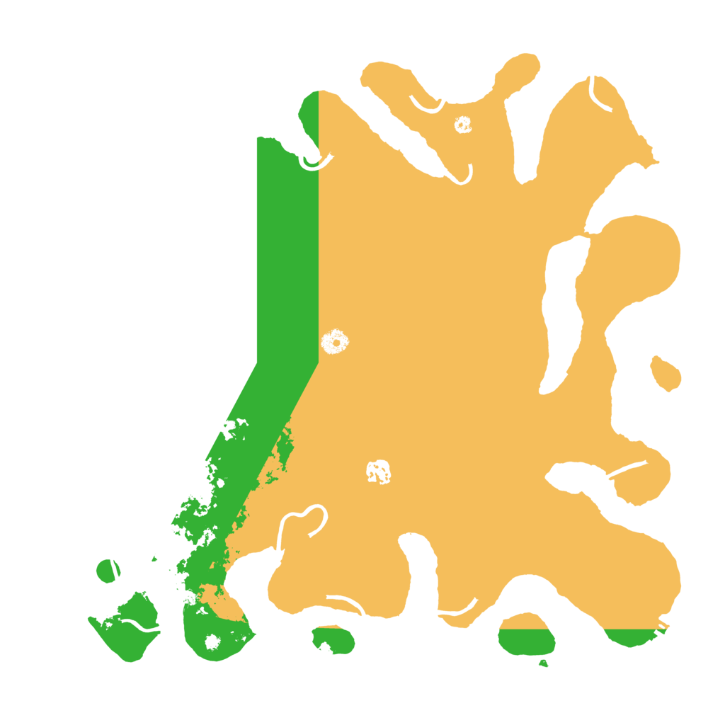 Biome Rust Map: Procedural Map, Size: 4250, Seed: 378954