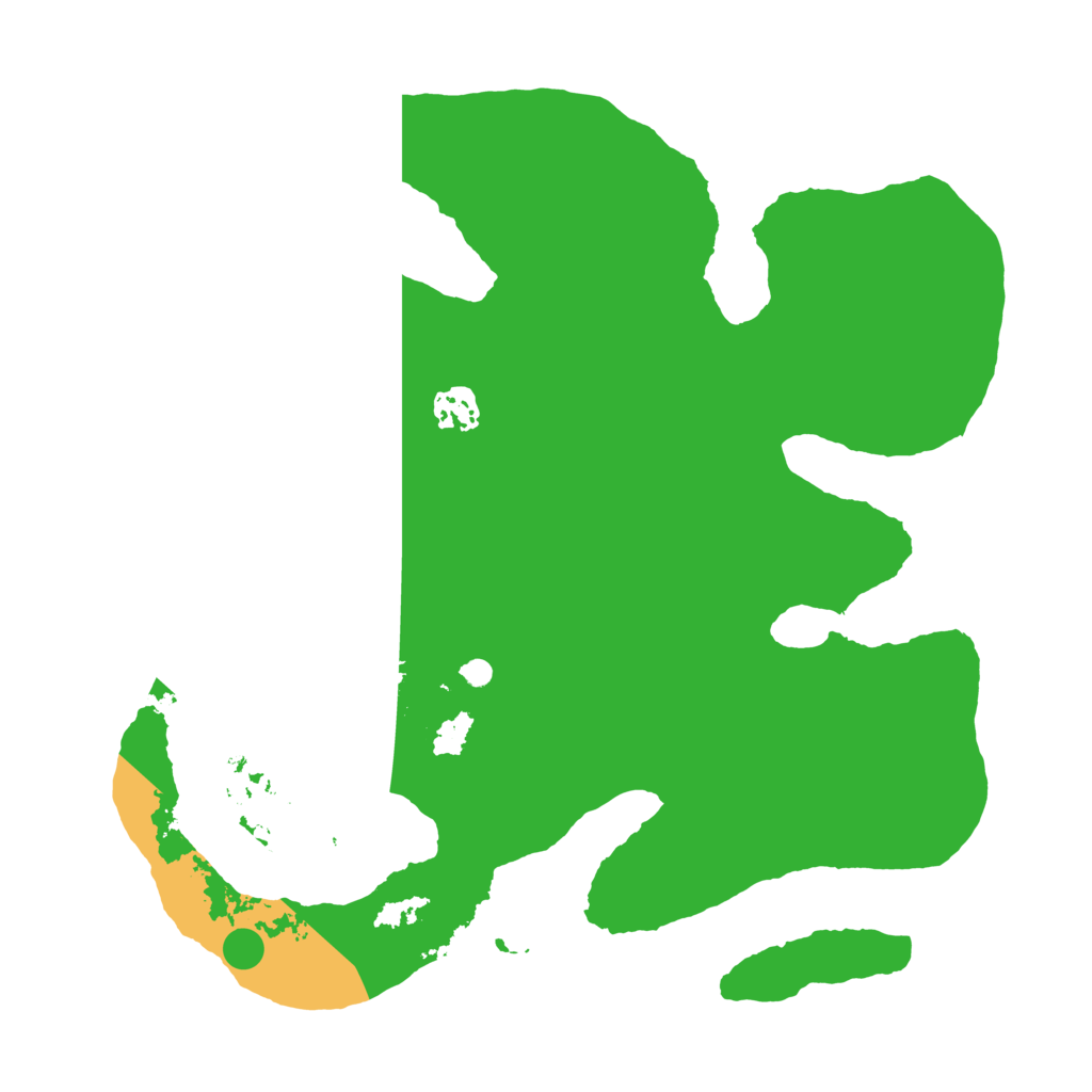 Biome Rust Map: Barren, Size: 3500, Seed: 778289632