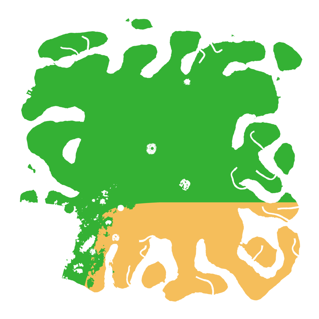 Biome Rust Map: Procedural Map, Size: 4500, Seed: 40424851