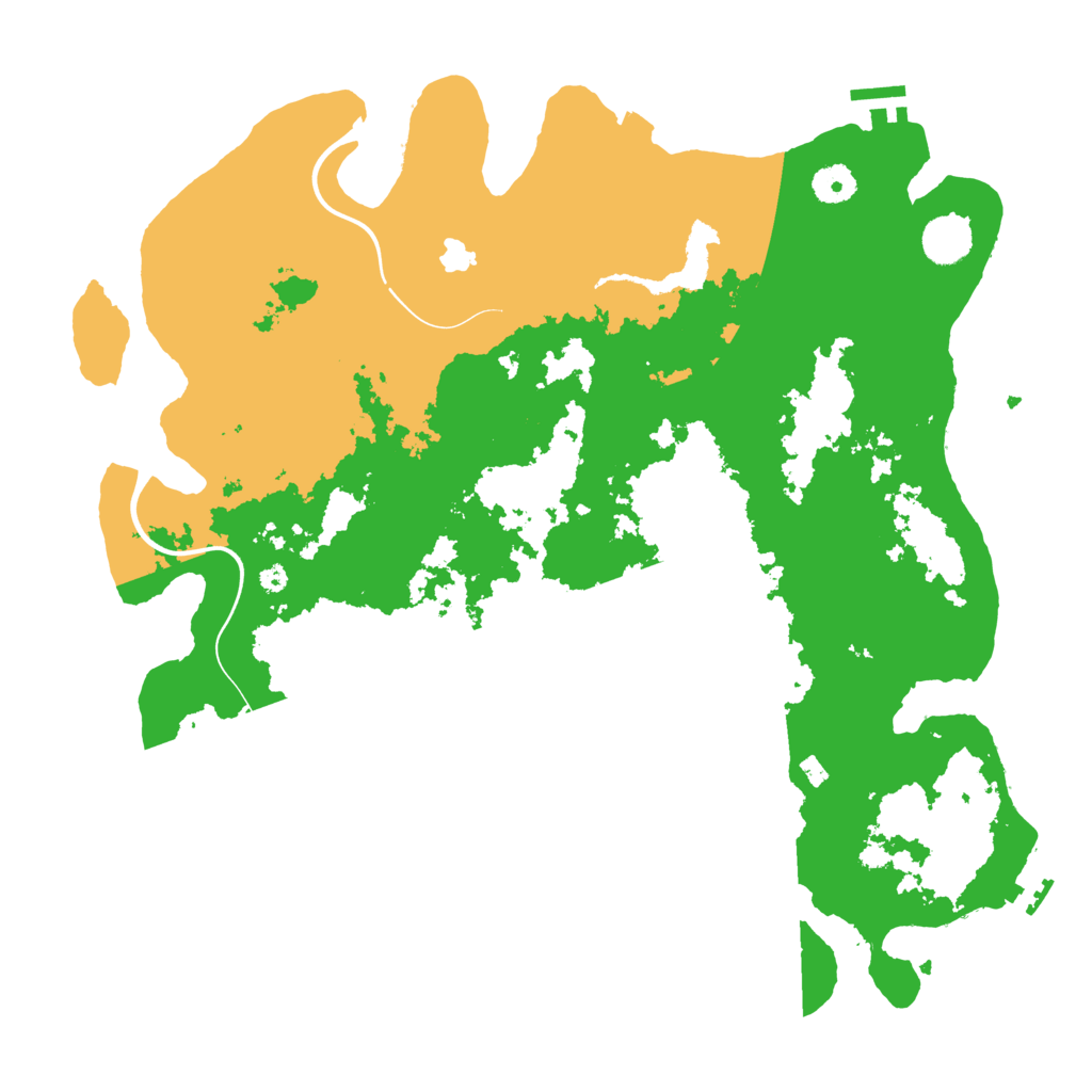 Biome Rust Map: Procedural Map, Size: 4000, Seed: 564566754