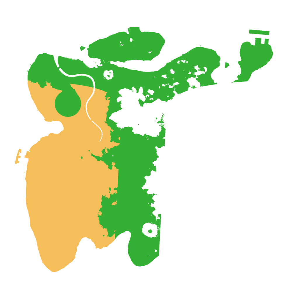 Biome Rust Map: Procedural Map, Size: 3000, Seed: 5486817