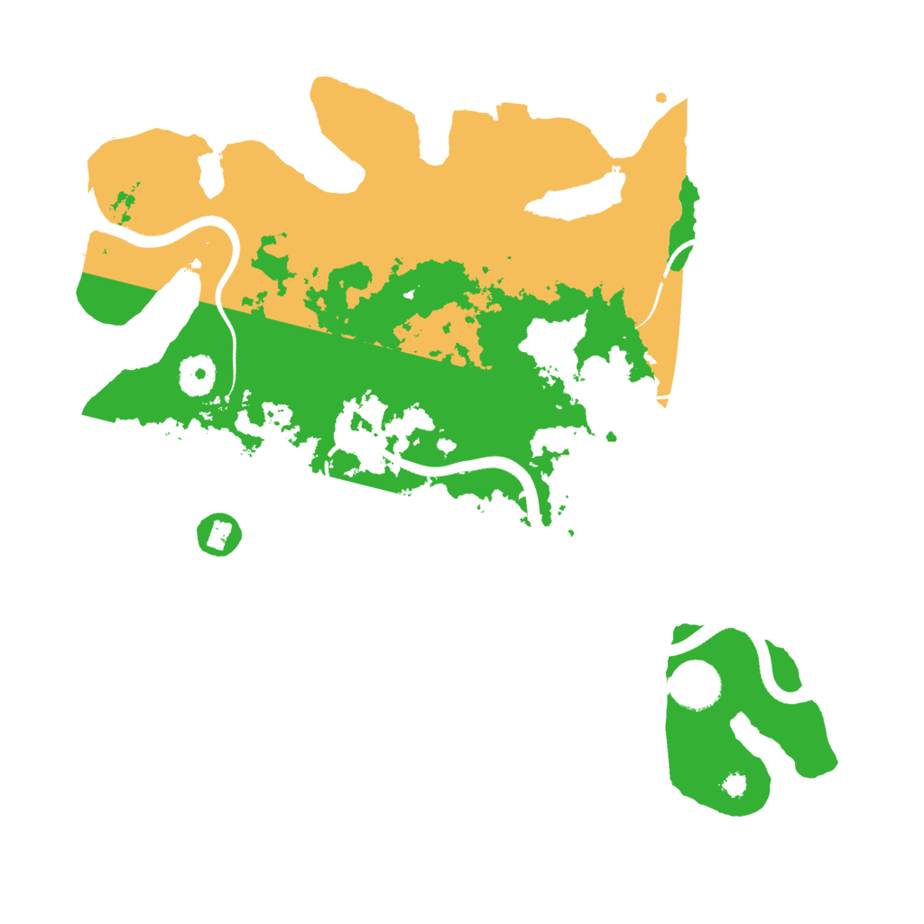 Biome Rust Map: Procedural Map, Size: 3500, Seed: 647744808