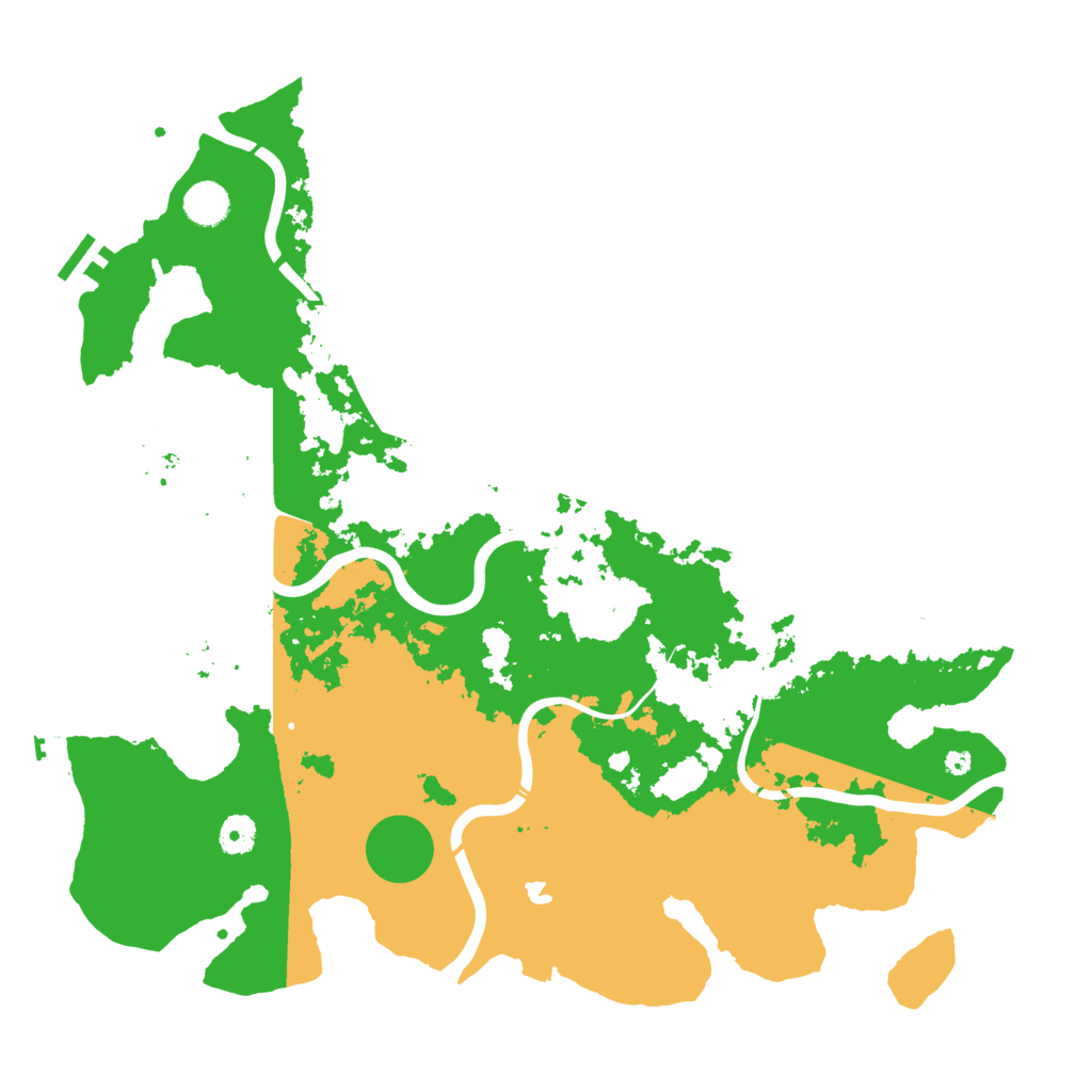 Biome Rust Map: Procedural Map, Size: 4250, Seed: 609869