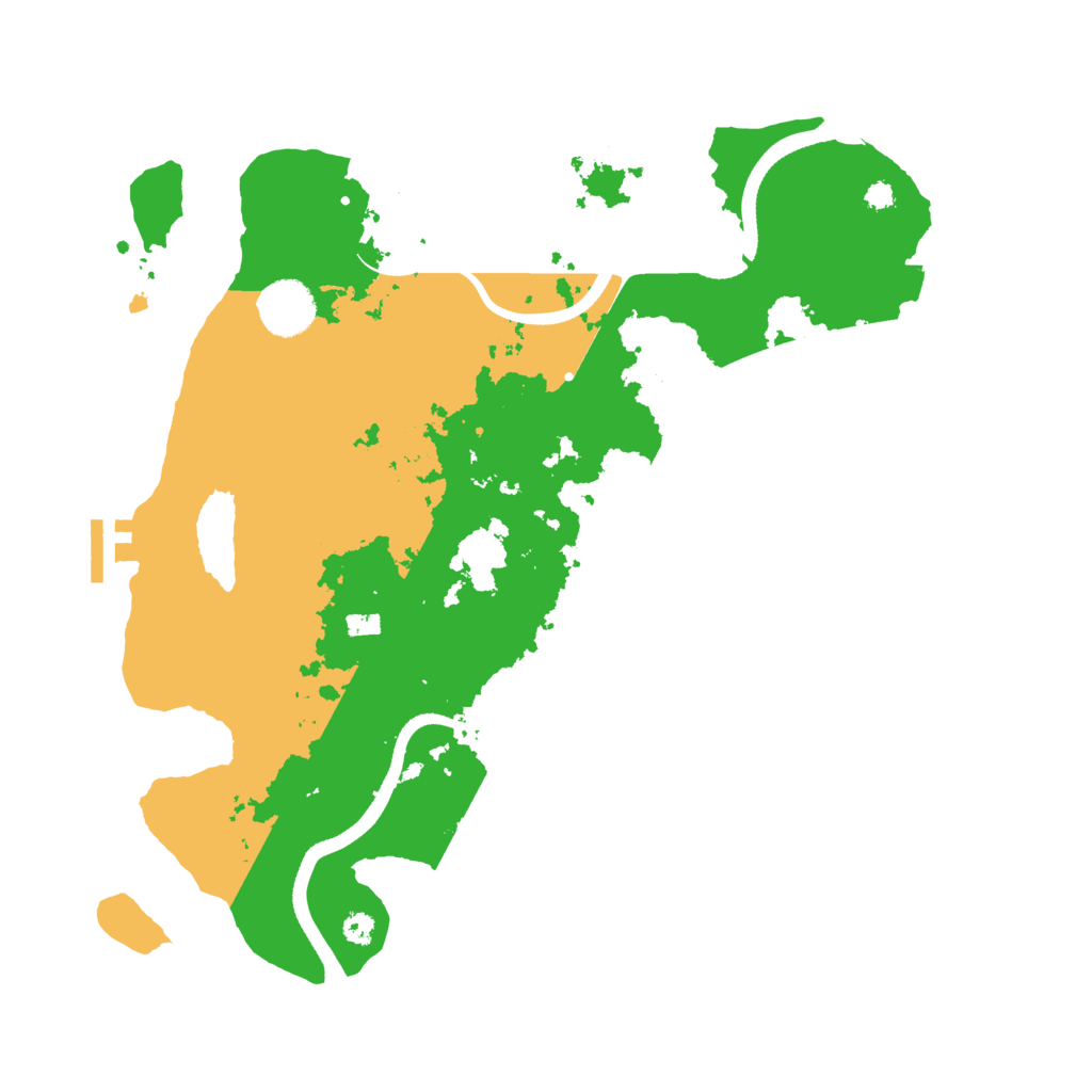 Biome Rust Map: Procedural Map, Size: 3500, Seed: 9701721